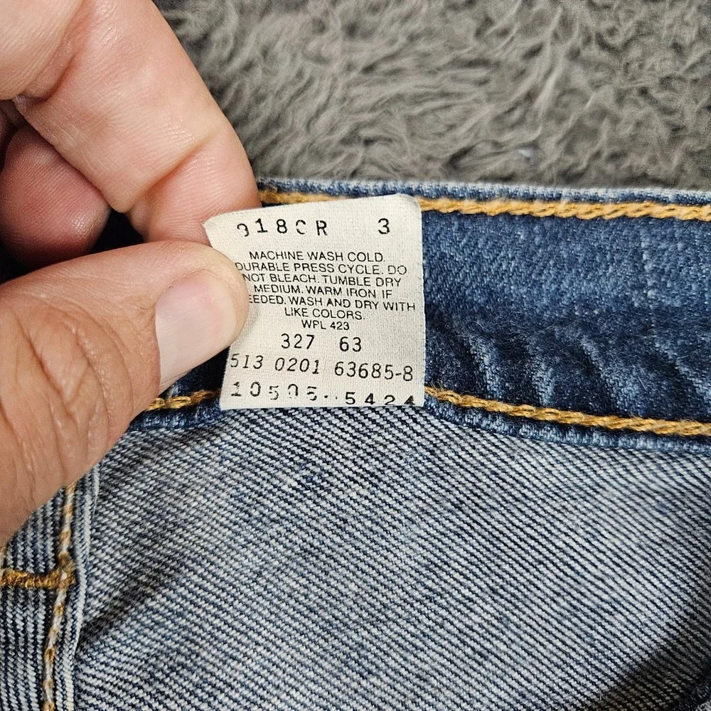Levi's 505 Jeans Slim Fit‎ Straight Leg Blue Denim Women's Size 7 M